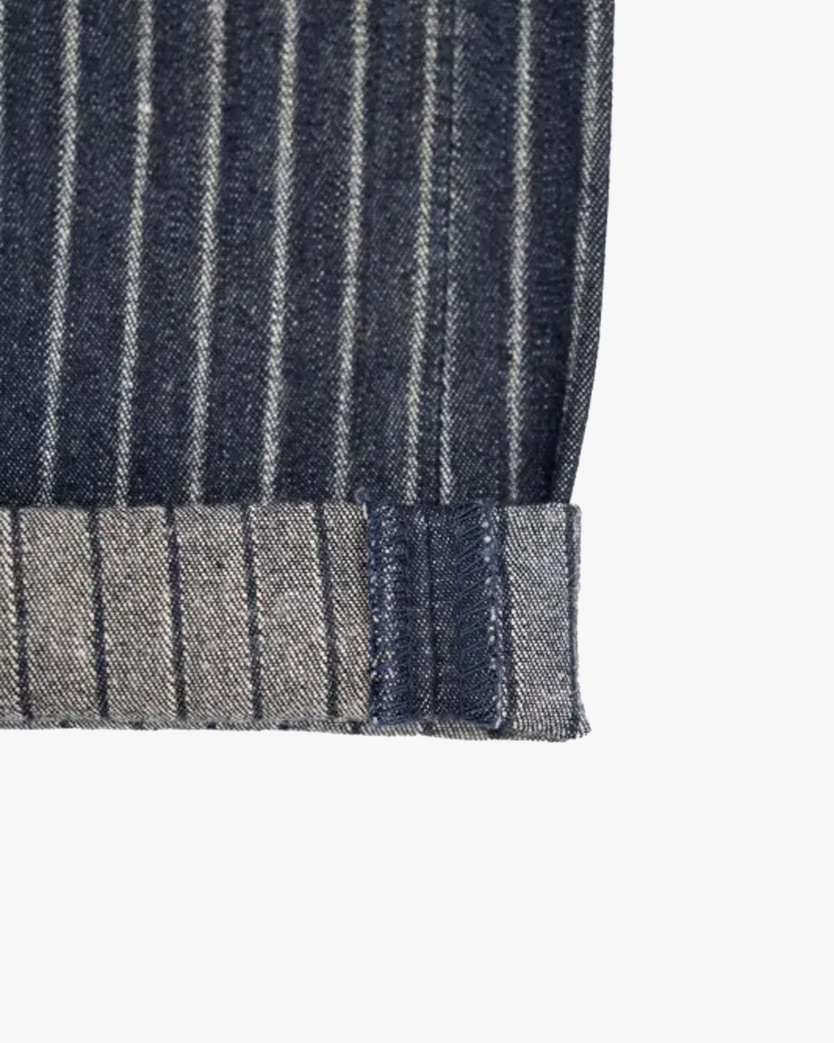 Graph Zero Easy 5-Pocket Selvedge Pants - Herringbone Stripe