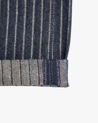 Graph Zero Easy 5-Pocket Selvedge Pants - Herringbone Stripe