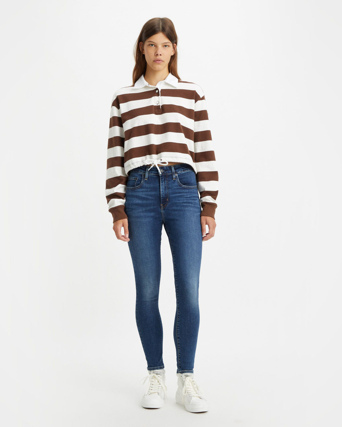 Levi's® Womens 721 High Rise Skinny Jeans - Blue Wave Dark | Levi's® Jeans | JEANSTORE