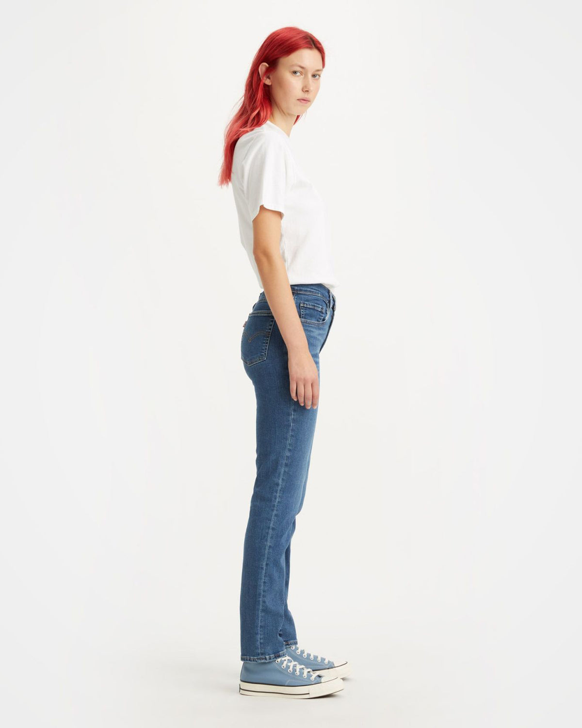 Levi's® Womens 724 High Rise Straight Leg Jeans - Blue Wave Mid | Levi's® Jeans | JEANSTORE
