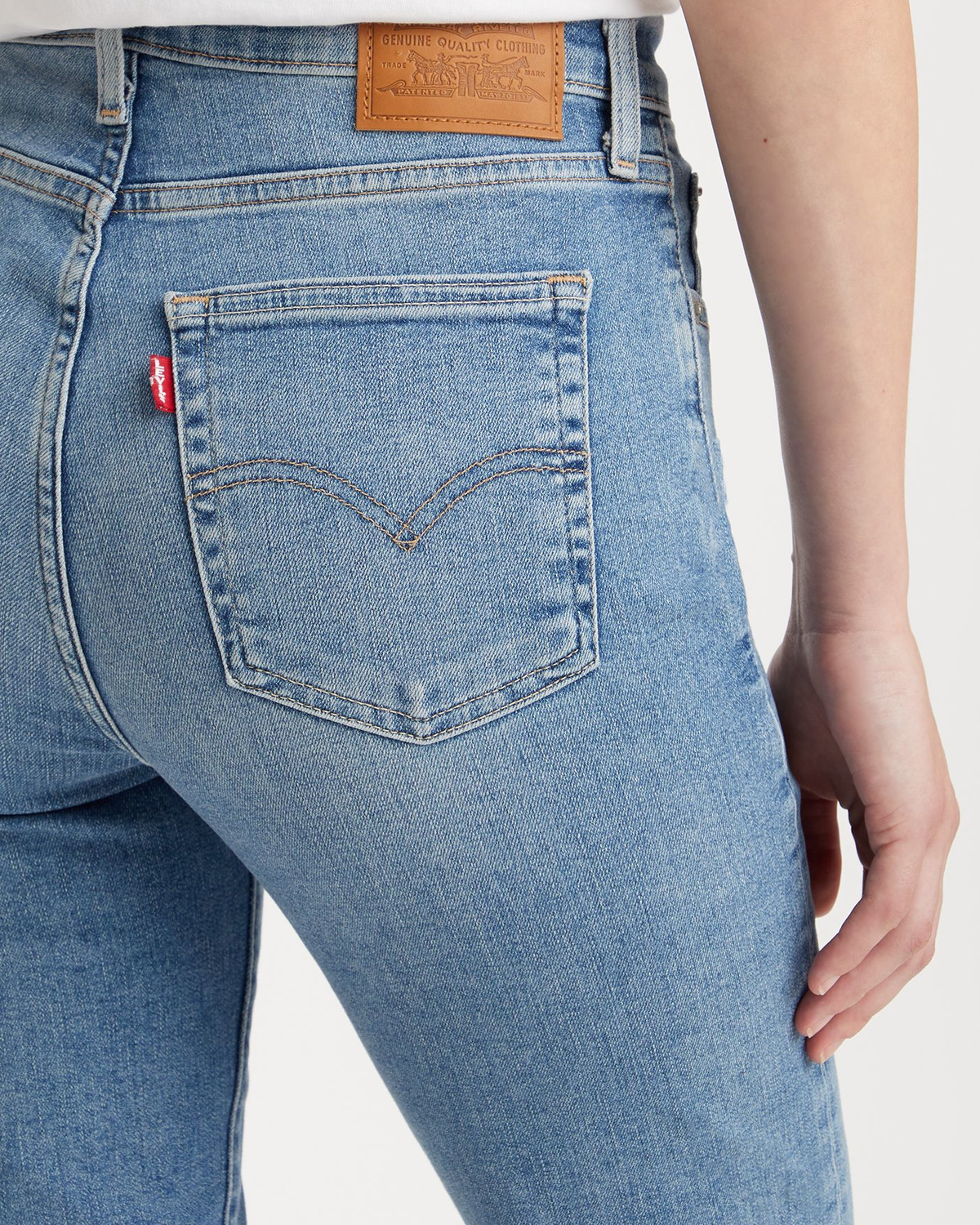 Levi's® Womens 724 High Rise Straight Leg Jeans - Blue Wave Light | Levi's® Jeans | JEANSTORE