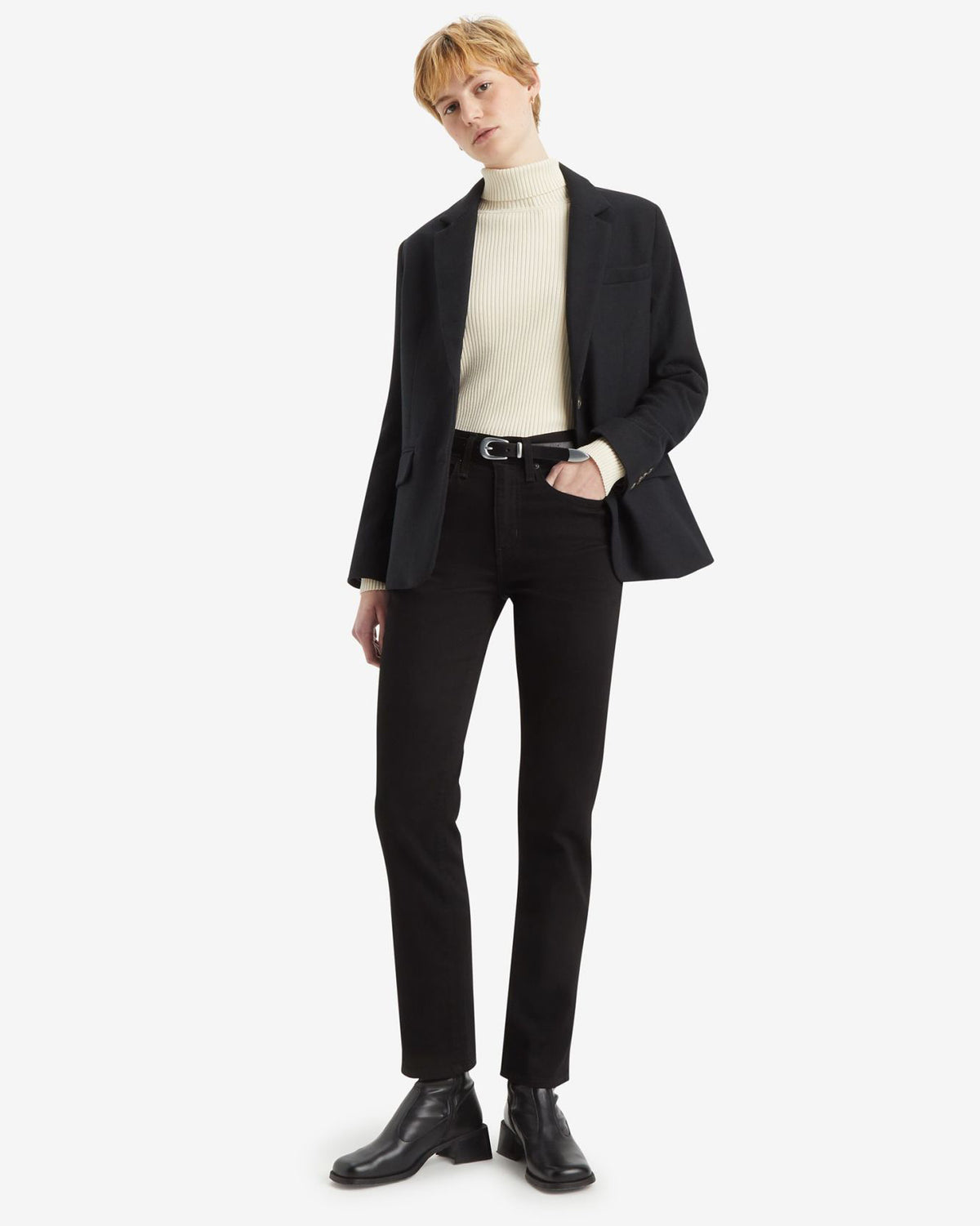 Levi's® Womens 724 High Rise Straight Leg Jeans - Midnight Gaze | Levi's® Jeans | JEANSTORE