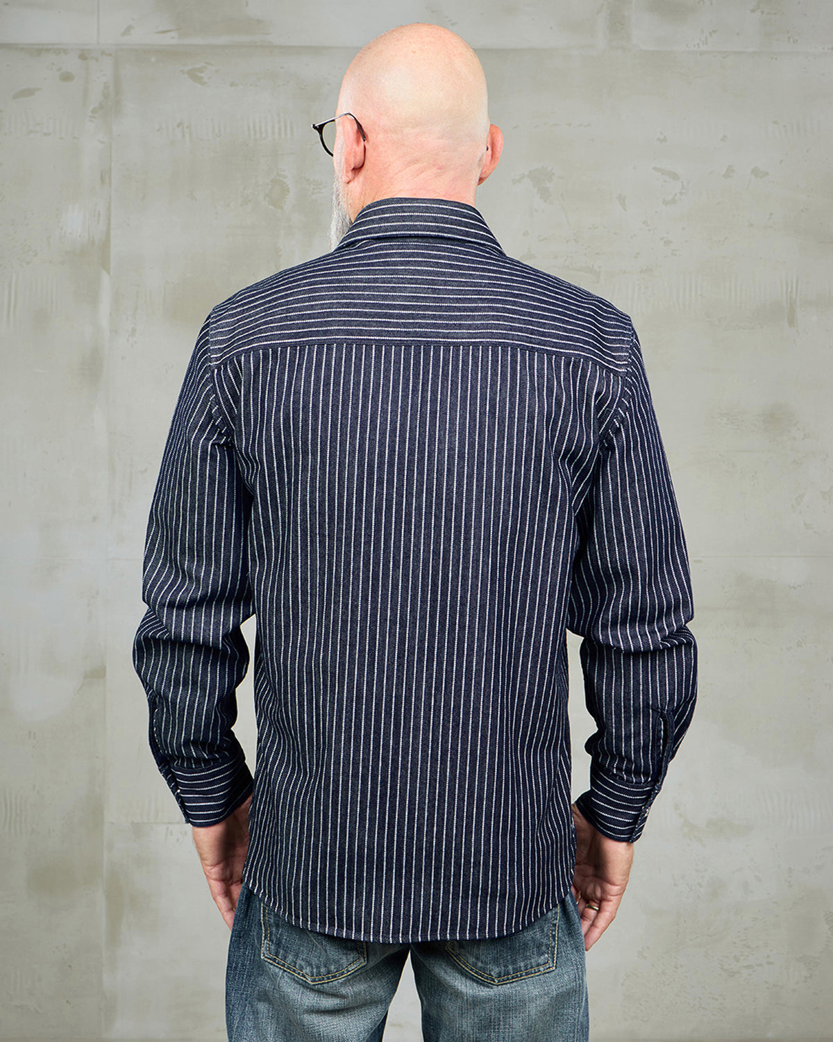 Pike Brothers 1937 Roamer Shirt - Blue Wabash Denim