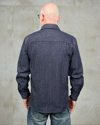 Pike Brothers 1937 Roamer Shirt - Blue Wabash Denim