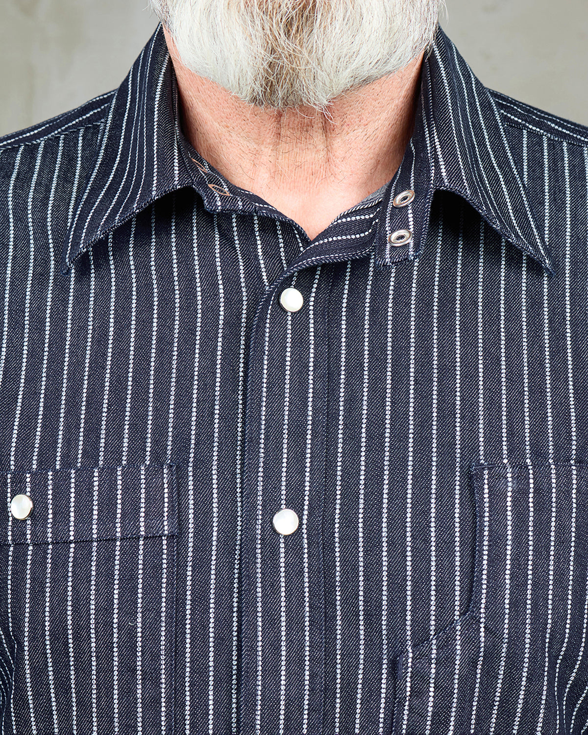 Pike Brothers 1937 Roamer Shirt - Blue Wabash Denim