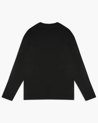 Merz b. Schwanen Good Originals 4.6oz 1950s L/S Loopwheeled Tee - Deep Black | Merz b. Schwanen T Shirts | JEANSTORE
