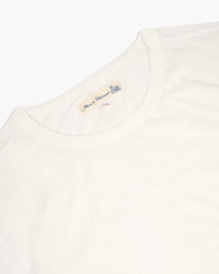 Merz b. Schwanen 4.6oz 1950s Loopwheeled Tee - White | Merz b. Schwanen T Shirts | JEANSTORE