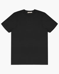 Merz b. Schwanen 4.6oz 1950s Loopwheeled Tee - Deep Black | Merz b. Schwanen T Shirts | JEANSTORE