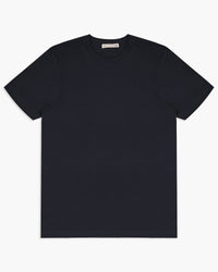 Merz b. Schwanen 4.6oz 1950s Loopwheeled Tee - Ink Blue | Merz b. Schwanen T Shirts | JEANSTORE