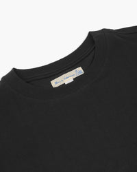 Merz b. Schwanen 4.6oz 1940s Loopwheeled Tee - Deep Black | Merz b. Schwanen T Shirts | JEANSTORE