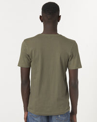Merz b. Schwanen Good Originals 4.6oz 1950s Loopwheeled Tee - Army | Merz b. Schwanen T Shirts | JEANSTORE