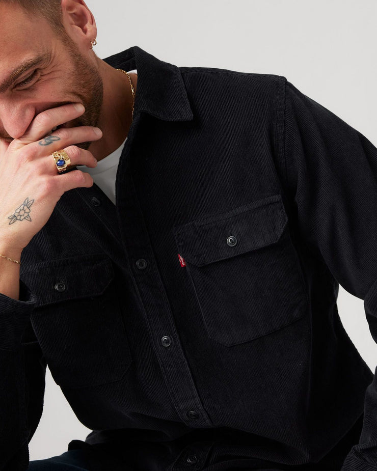 Levi's® Jackson Worker Corduroy Shirt - Jet Black