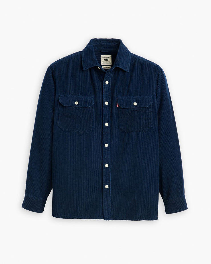 Levi's® Jackson Worker Corduroy Shirt - Enzo Vintage Indigo