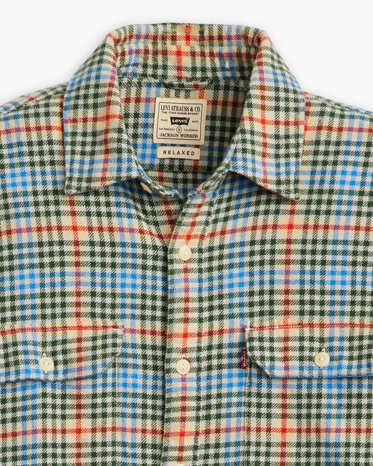 Levi's® Jackson Worker Shirt - Hudson Plaid / Mirage Grey Flannel