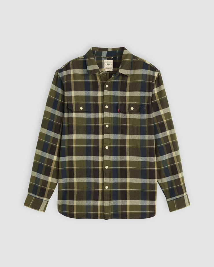 Levi's® Jackson Worker Shirt - Medina Plaid Deep Depths | Levi's® Shirts | JEANSTORE
