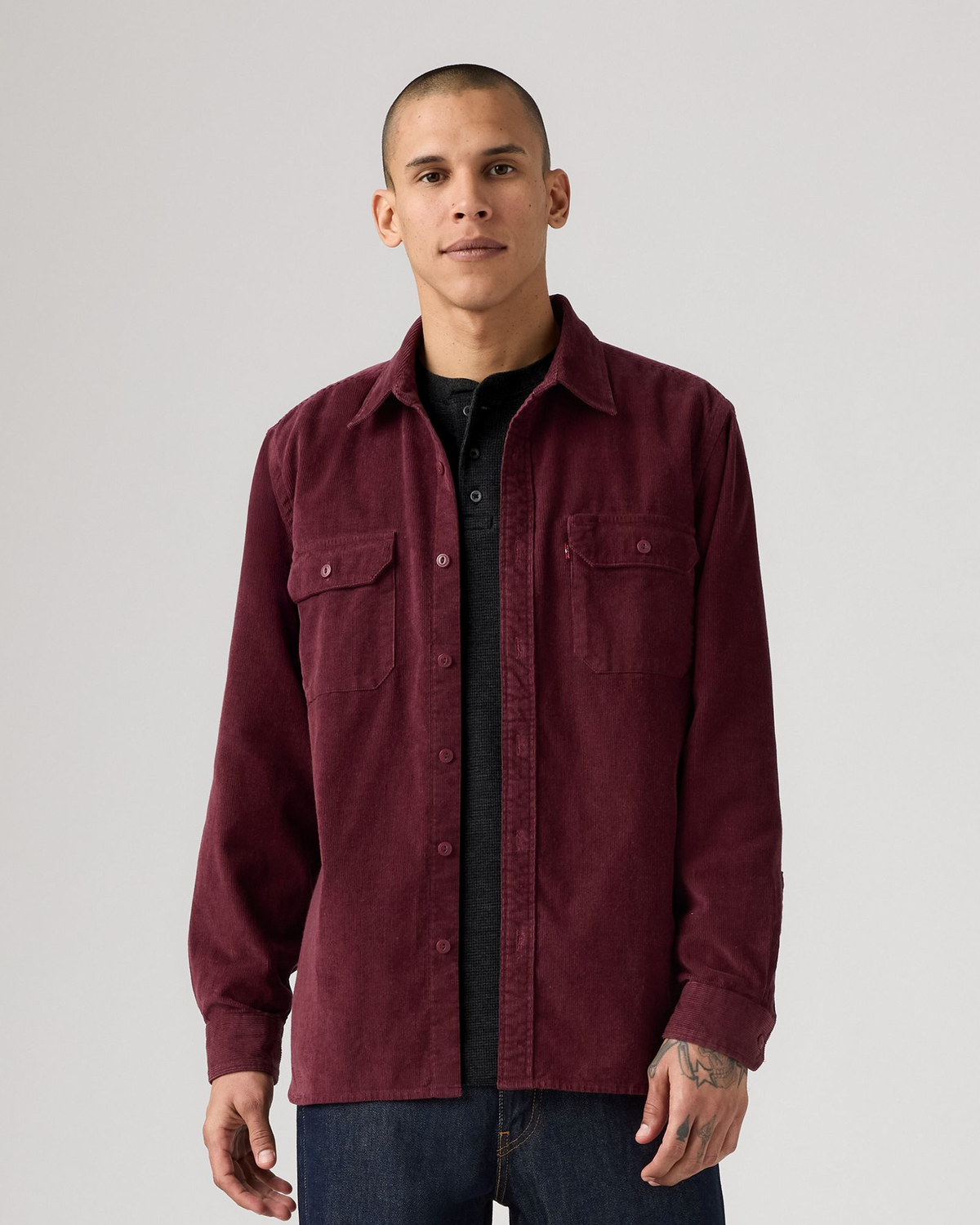 Levi's® Jackson Worker Corduroy Shirt - Tawny Port | Levi's® Shirts | JEANSTORE