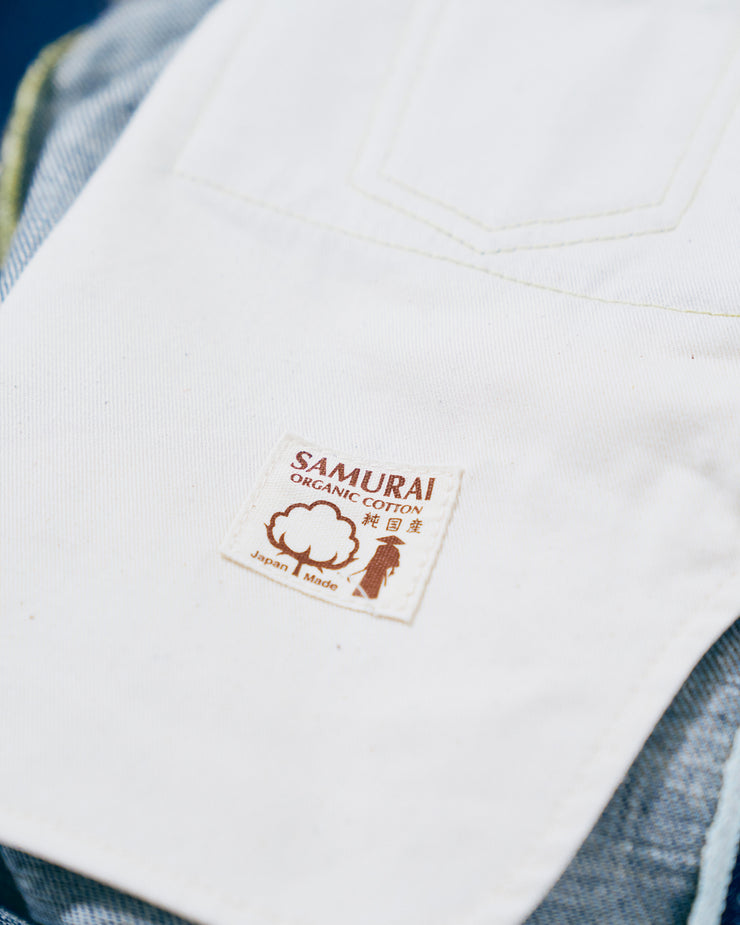 Samurai Jeans S510HXII Regular Straight 15.8oz Samurai Cotton GL3 Selvedge Jeans - Indigo Onewash