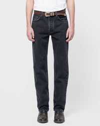 Nudie Rad Rufus Regular Straight Mens Jeans - Black Vintage | Nudie Jeans Jeans | JEANSTORE