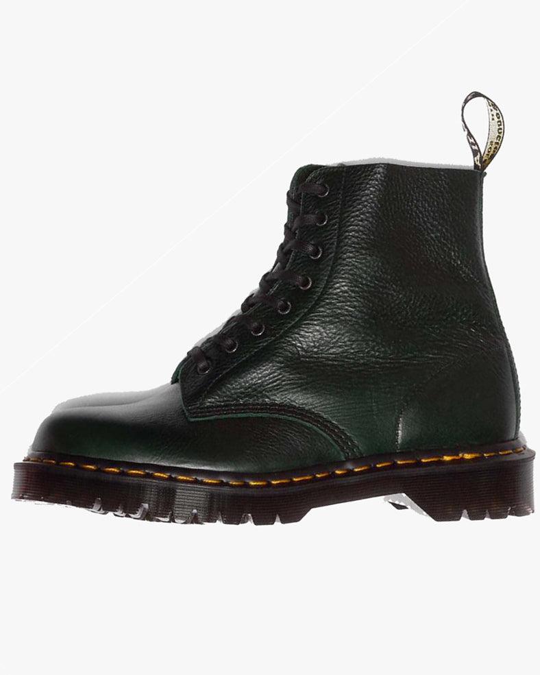 Dr Martens Made In England 1460 Pascal Boots - Green Buckingham | Dr Martens Boots | JEANSTORE