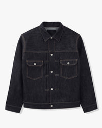 MOMOTARO JEANS MMGJ0202 #002 Cotton & Silk Selvedge Denim Jacket - Indigo