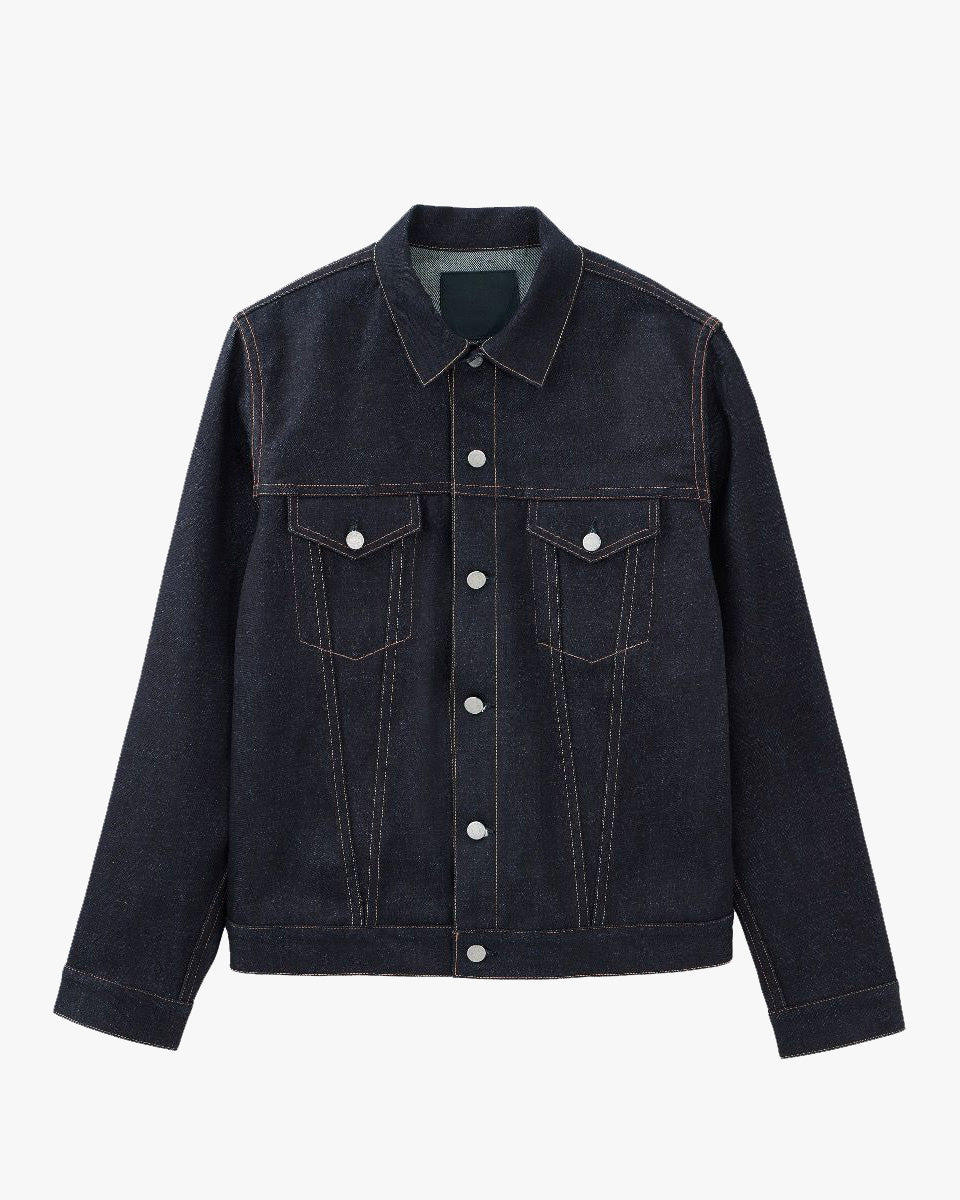 MOMOTARO JEANS #003 Standard 14.7oz Selvedge Denim Jacket - Indigo | MOMOTARO JEANS Jackets & Coats | JEANSTORE