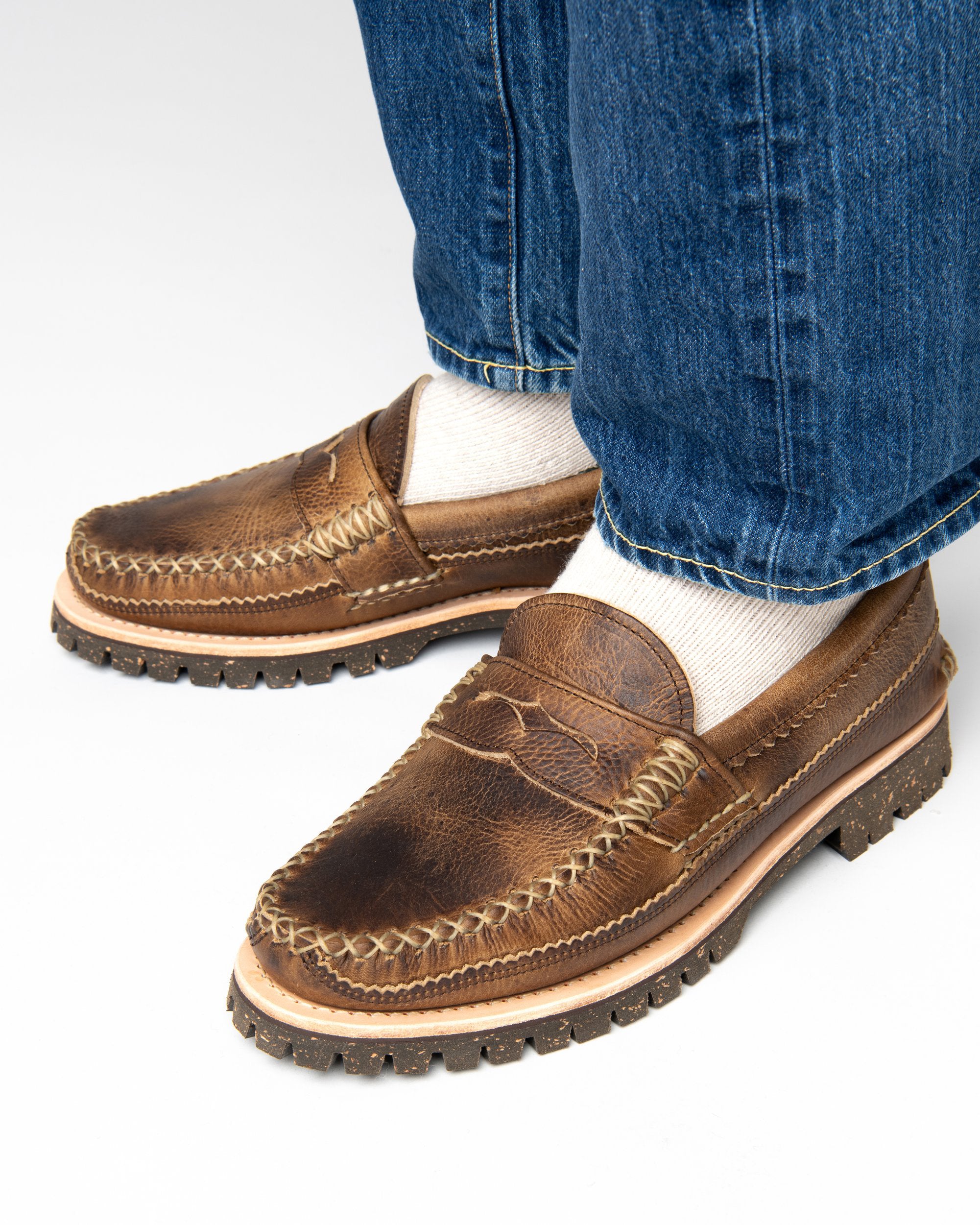 Yuketen Loafer DB w/ Cortina Sole - CH Marshland