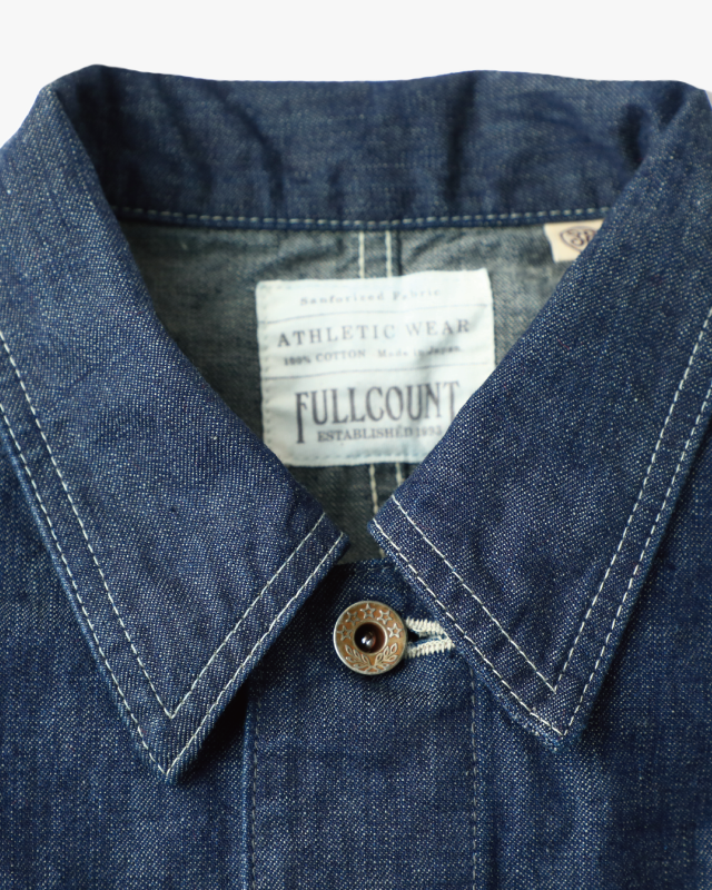 Fullcount 2015-1 Denim Chore Jacket - Indigo