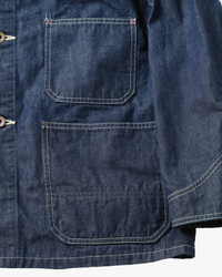 Fullcount 2015-1 Denim Chore Jacket - Indigo