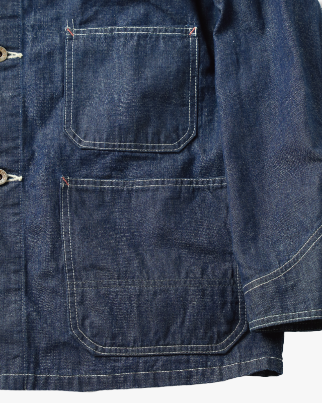 Fullcount 2015-1 Denim Chore Jacket - Indigo Fullcount 2015-1 Denim Chore Jacket - Indigo