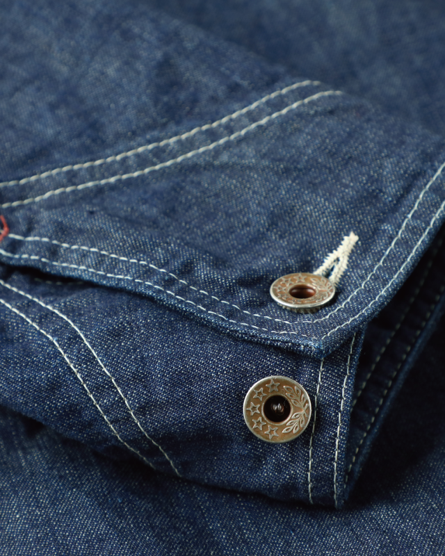 Fullcount 2015-1 Denim Chore Jacket - Indigo