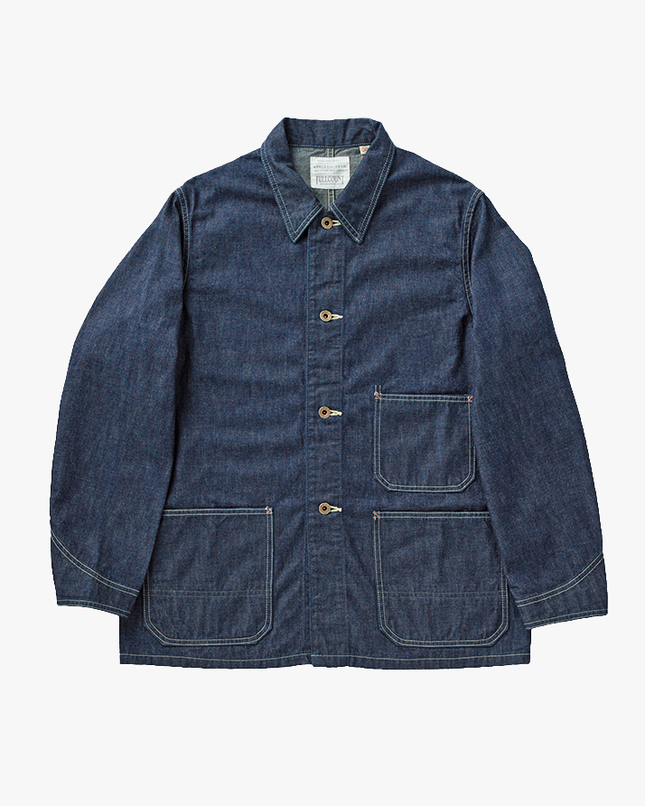 Fullcount 2015-1 Denim Chore Jacket - Indigo