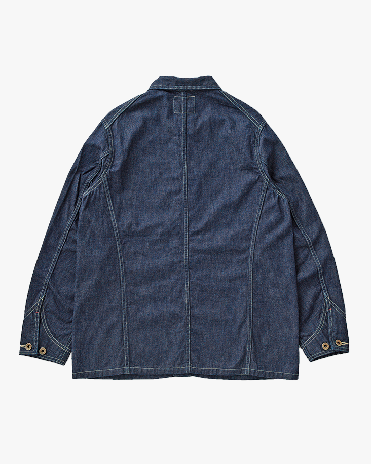 ジャケット・アウター FULLCOUNT 2015-1 Denim Chore Jacket 38 Fullcount 2015-1 Denim Chore Jacket - Indigo