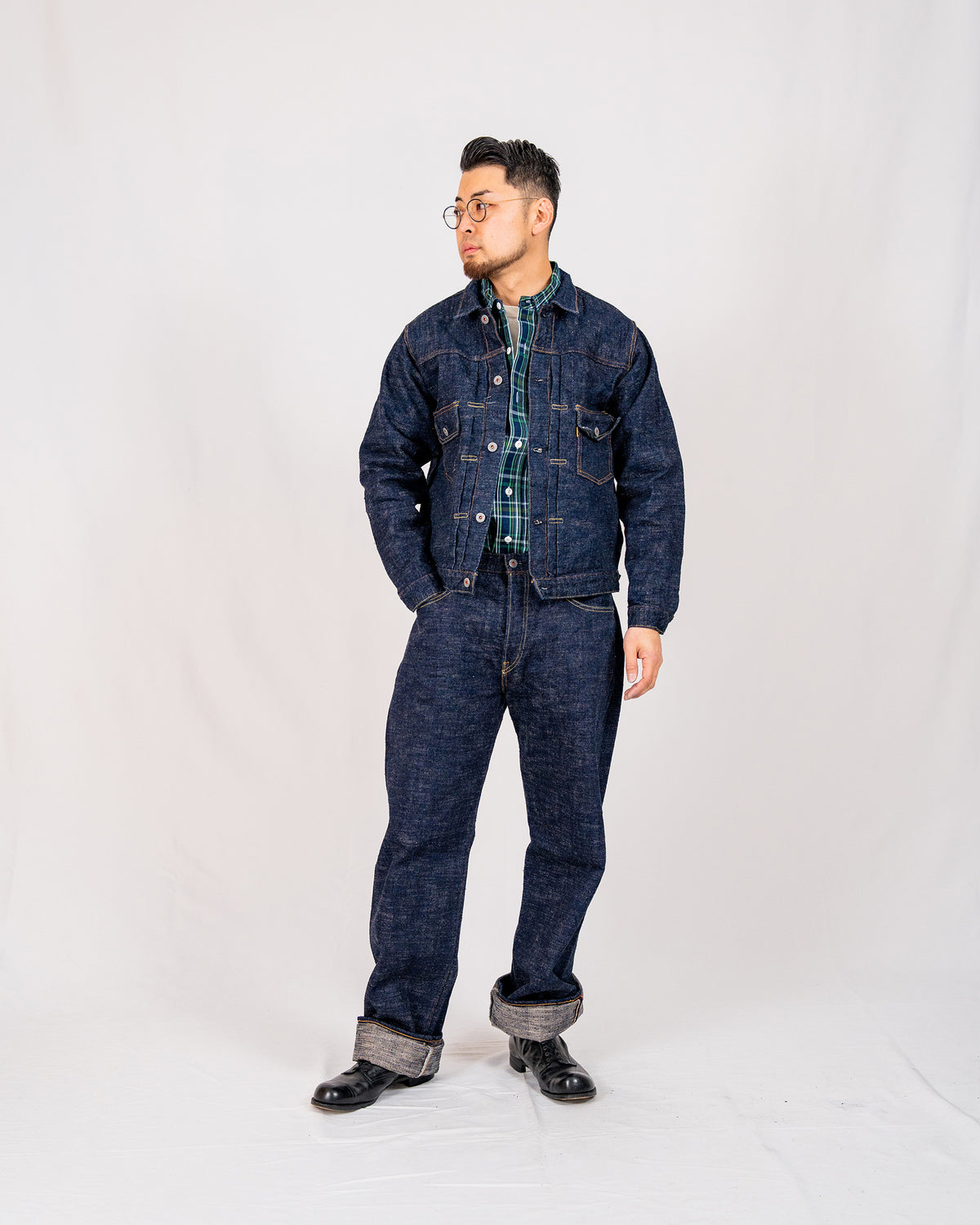 Graphzero 15oz Selvedge Wide Straight Heritage Jeans - Slub Yarn | Graphzero Jeans | JEANSTORE