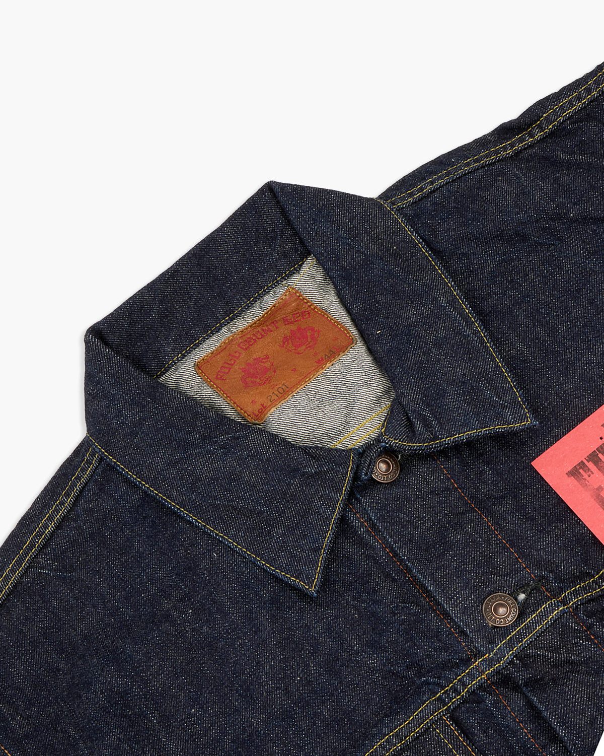 Fullcount 2101-W20 13.7oz Selvedge Type III Denim Jacket - Indigo Onewash | Fullcount Jackets & Coats | JEANSTORE