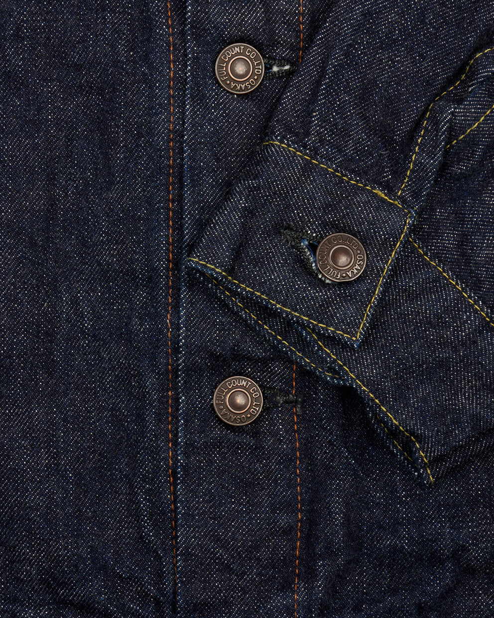 Fullcount 2101-W20 13.7oz Selvedge Type III Denim Jacket - Indigo Onewash | Fullcount Jackets & Coats | JEANSTORE