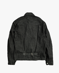 Fullcount 2107BK 13.7oz Selvedge Type I Denim Jacket - Black Onewash