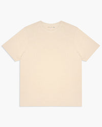Merz b. Schwanen 214 7.2oz Relaxed Fit Loopwheeled Tee - Nature | Merz b. Schwanen T Shirts | Jeanstore