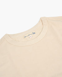 Merz b. Schwanen 214 7.2oz Relaxed Fit Loopwheeled Tee - Nature | Merz b. Schwanen T Shirts | Jeanstore