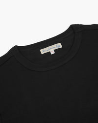 Merz b. Schwanen 214 7.2oz Relaxed Fit Loopwheeled Tee - Charcoal | Merz b. Schwanen T Shirts | JEANSTORE