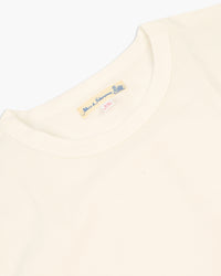 Merz b. Schwanen 214PK Relaxed Fit 7.2oz Loopwheeled Pique Tee - White | Merz b. Schwanen T Shirts | JEANSTORE