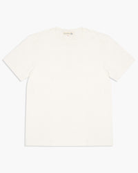Merz b. Schwanen 215 7.2oz Classic Fit Loopwheeled Tee - White | Merz b. Schwanen T Shirts | JEANSTORE