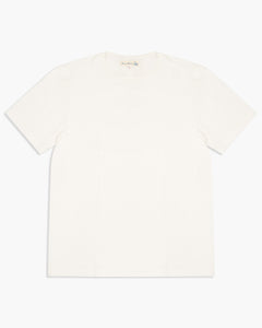 Merz b. Schwanen Good Originals 215 7.2oz Classic Fit Loopwheeled Tee - White