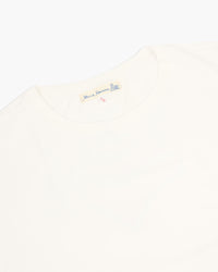 Merz b. Schwanen 215 7.2oz Classic Fit Loopwheeled Tee - White | Merz b. Schwanen T Shirts | JEANSTORE