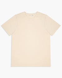 Merz b. Schwanen 215 7.2oz Classic Fit Loopwheeled Tee - Nature | Merz b. Schwanen T Shirts | Jeanstore