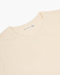 Merz b. Schwanen 215 7.2oz Classic Fit Loopwheeled Tee - Nature | Merz b. Schwanen T Shirts | Jeanstore