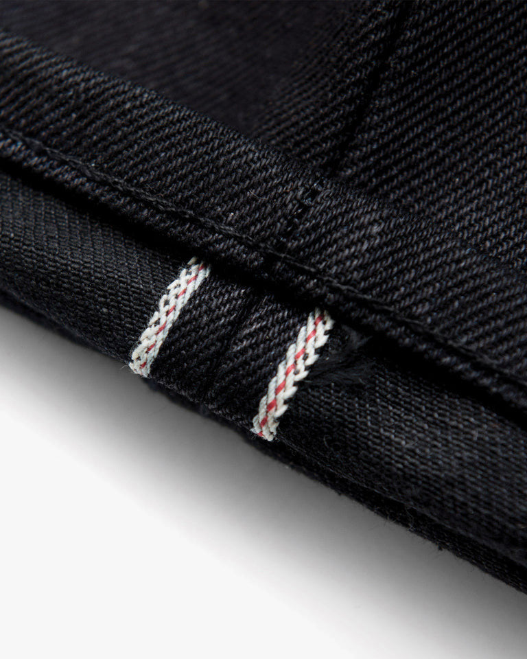 3sixteen double black selvedge denim detail