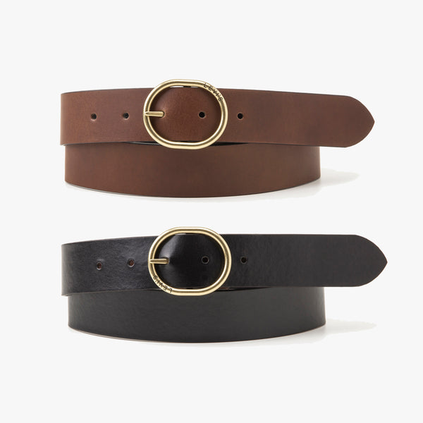 Levi's® Womens Arletha Reversible Leather Belt - Brown / Black | Levi's® Belts | JEANSTORE