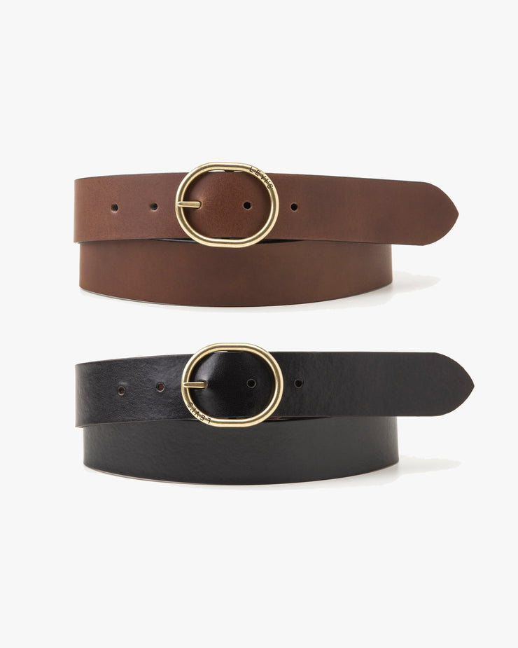 Levi's® Womens Arletha Reversible Leather Belt - Brown / Black