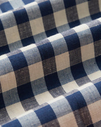 Portuguese Flannel Midwest Check Shirt - Blue / White