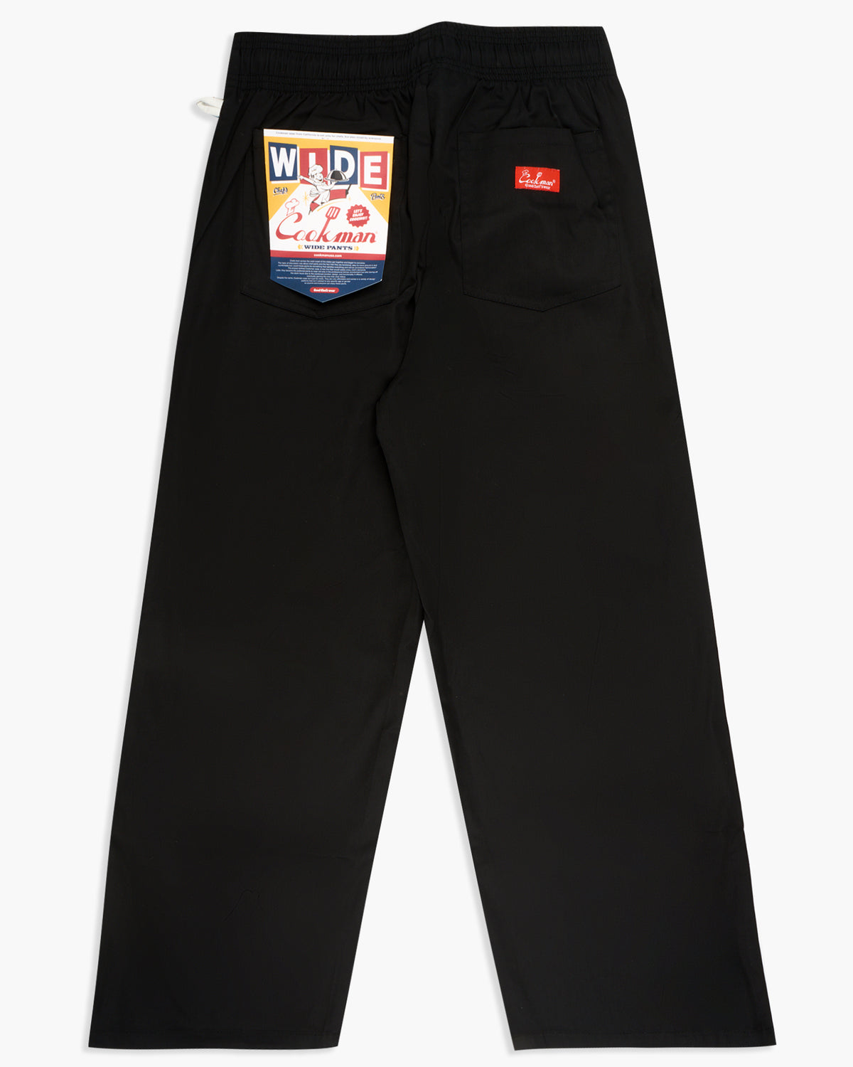 Cookman Wide Chef Pants - Black | Cookman Chinos & Non-Denim Pants | JEANSTORE
